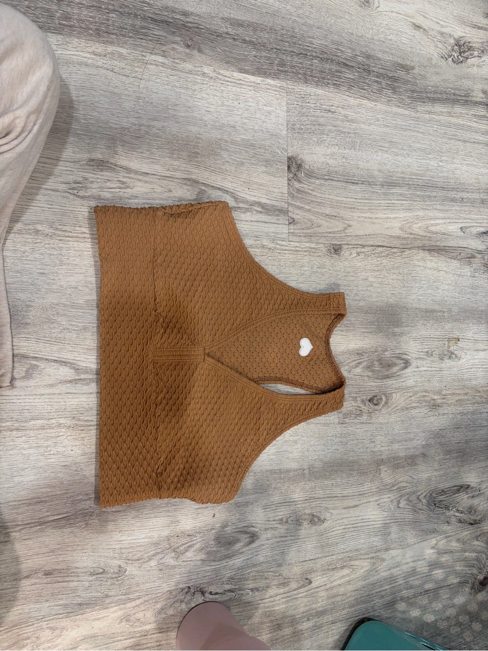 BOOTY BY BRABRANTS - CROCO SKIN V NECK TOP